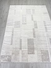 Пушистый круглый ковер SHINE 32325A CREAM / L.GREY