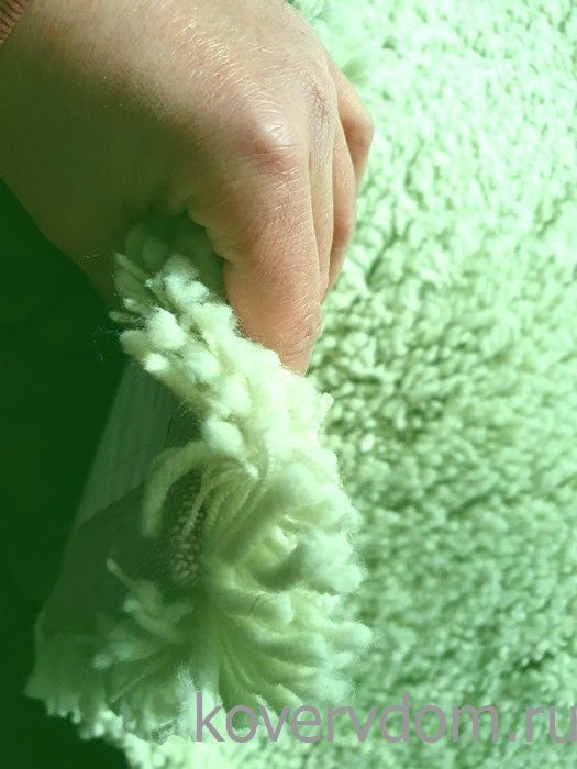 Ковер Шегги акрил В 23 салат. Ковер Шегги акрил В 23 салат.