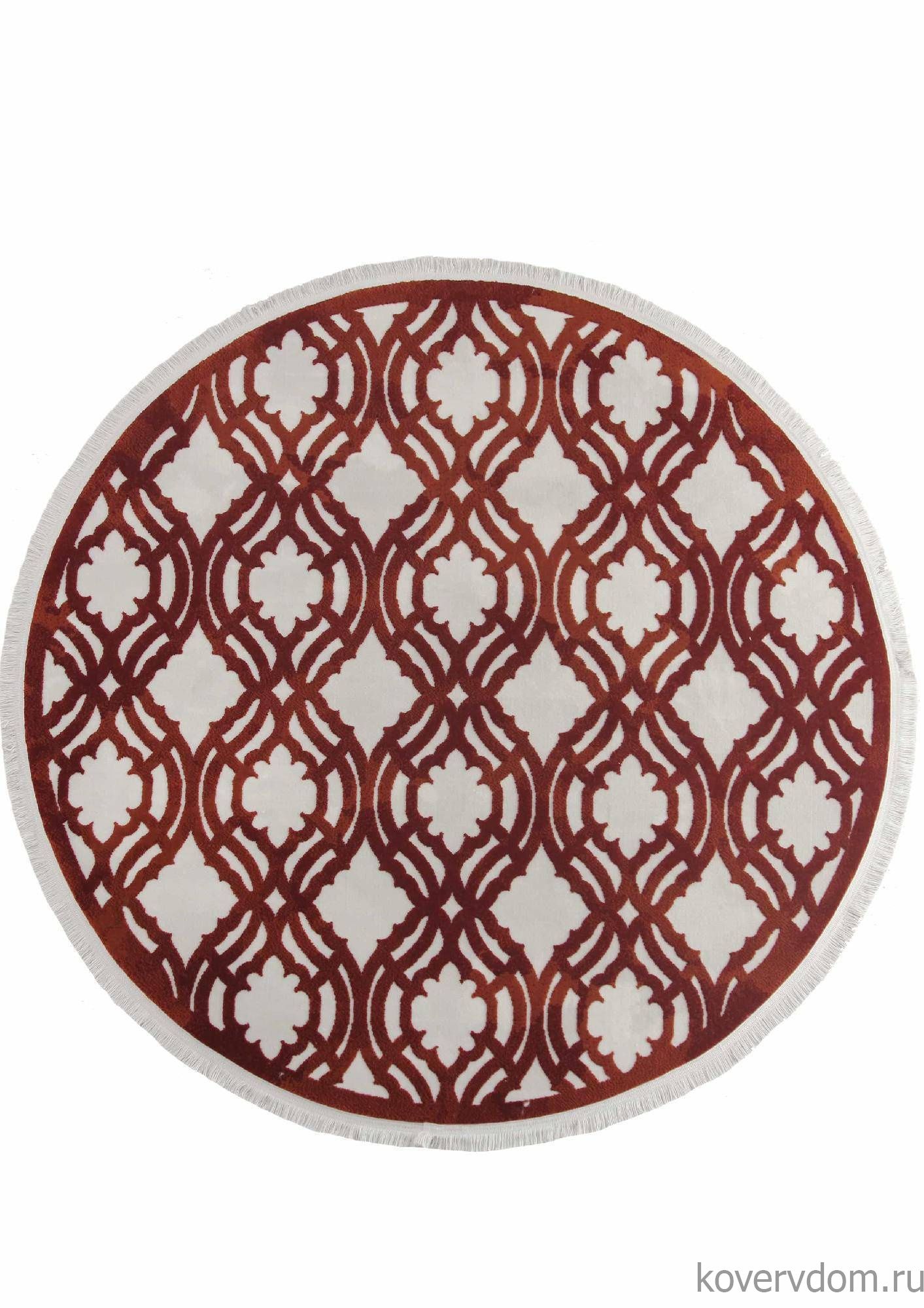 Ковер SARDES TRUVA 08423R RED / RED Круг