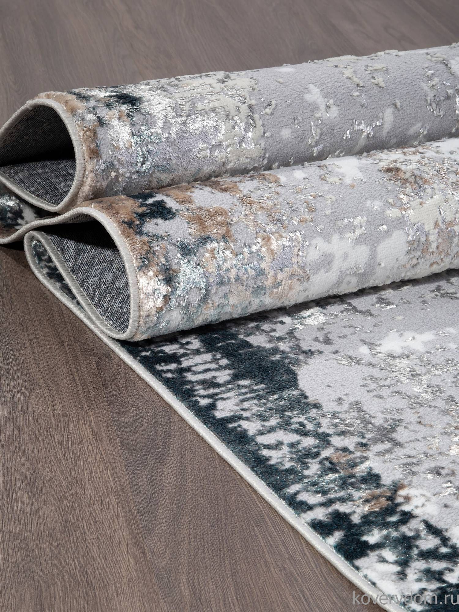 Ковер PERU C062A D.GREY SHIRINK / BLUE FDY Ковер PERU C062A D.GREY SHIRINK / BLUE FDY