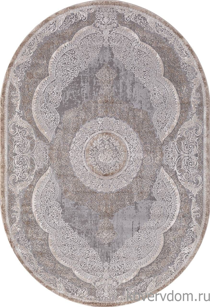 Ковер ARMINA 03880C GREY / BROWN Овал Ковер ARMINA 03880C GREY / BROWN Овал