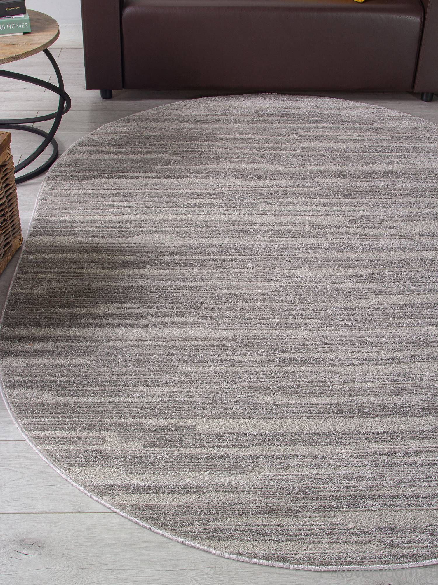 Ковер DIOS F441 LIGHT GRAY Овал