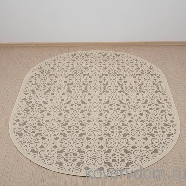 Рельефный ковер из вискозы GENOVA 38036 6565 90 ОВАЛ