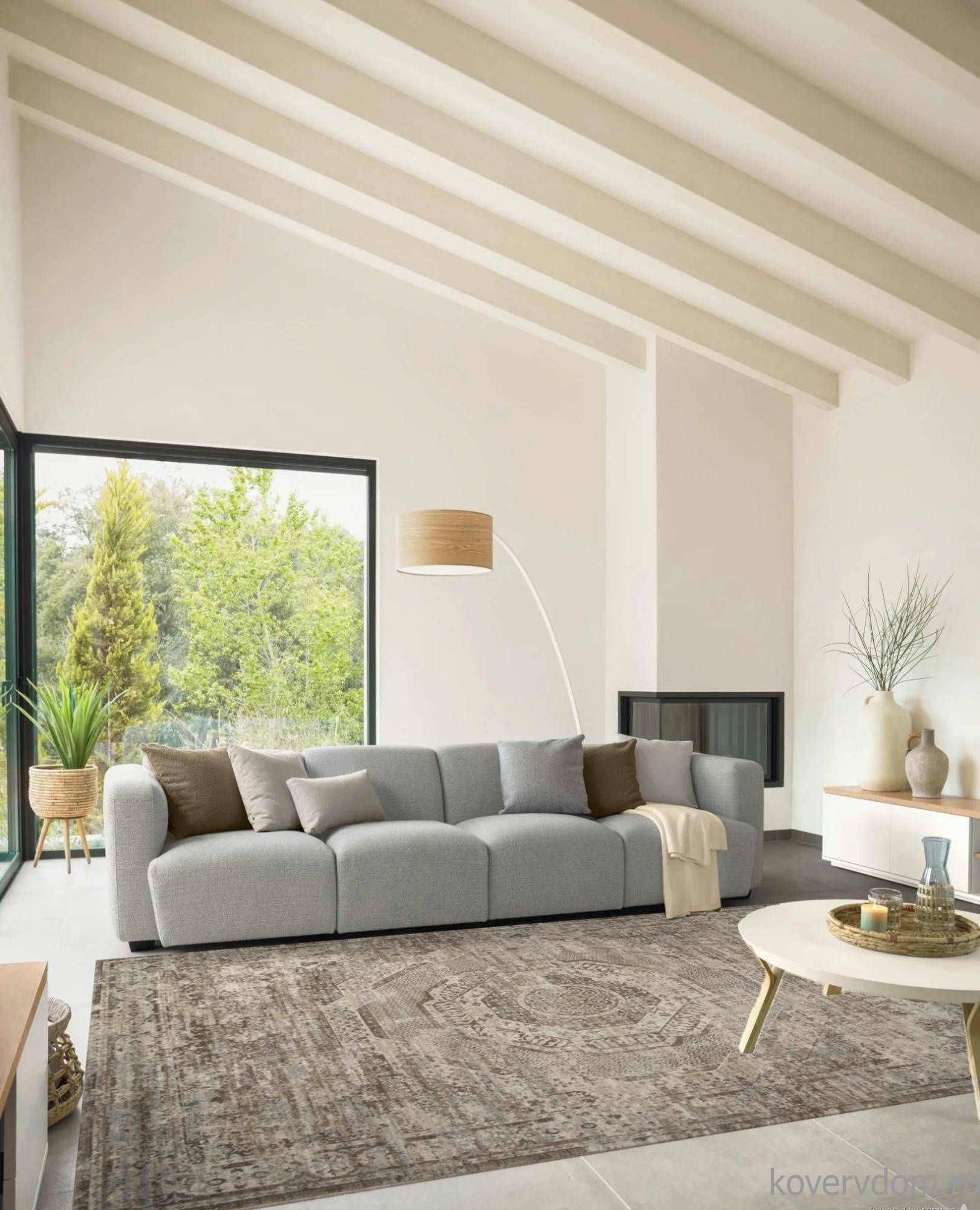 Ковер AFINA F446AD BROWN / BEIGE Ковер AFINA F446AD BROWN / BEIGE