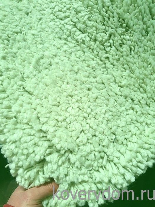 Ковер Шегги акрил В 23 салат. Ковер Шегги акрил В 23 салат.