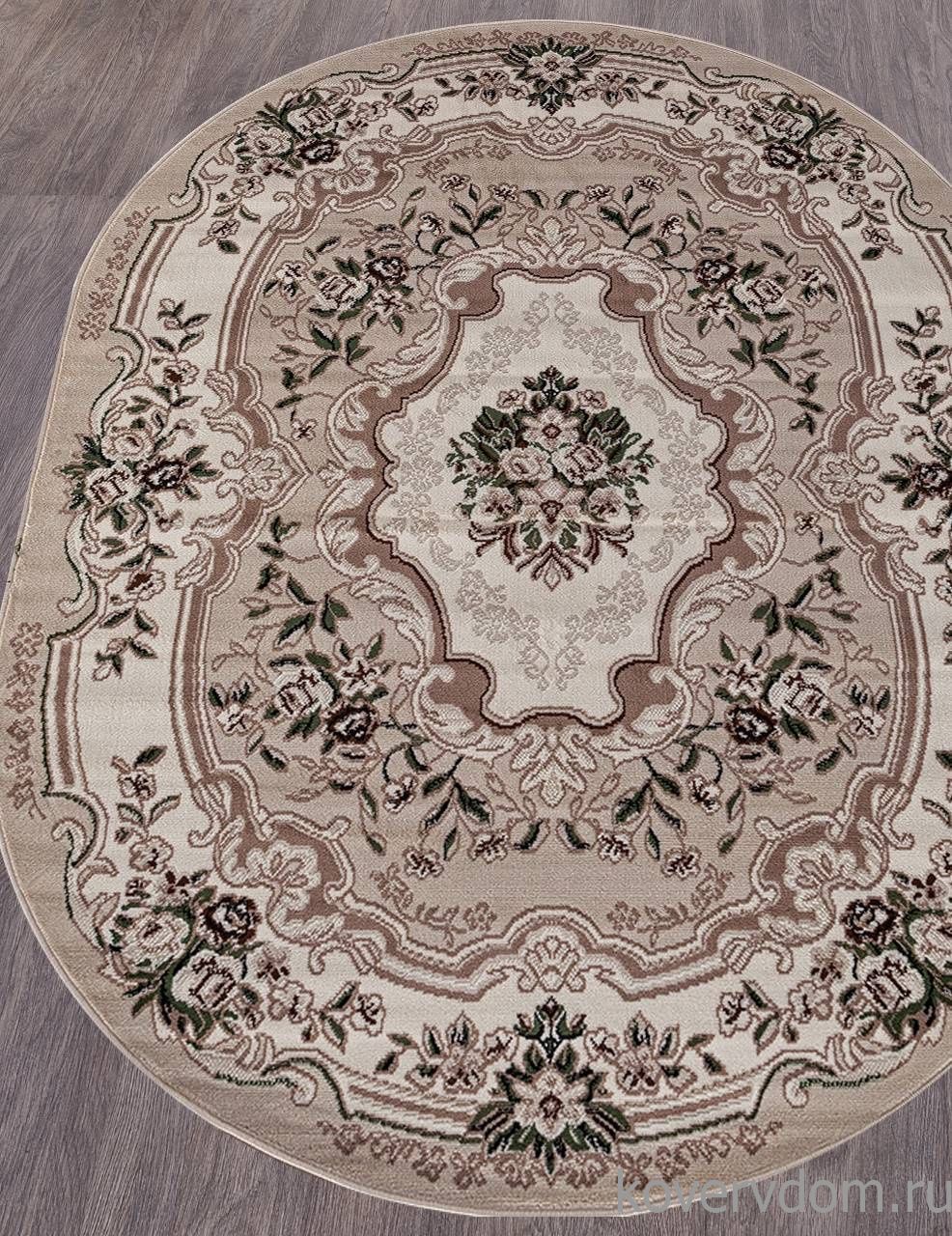 Ковер GAVANA D017 BEIGE Овал