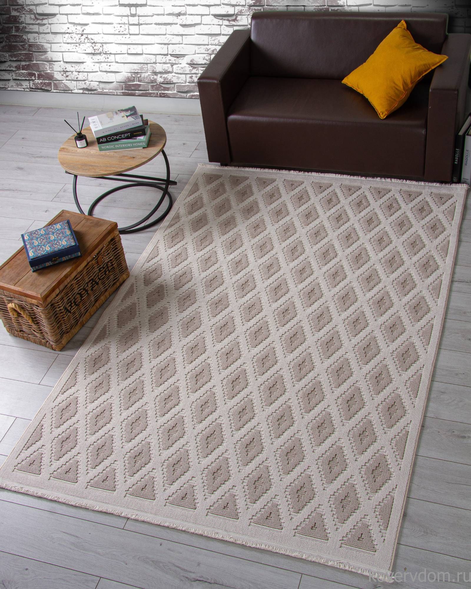 Ковер LOOPY L0027B D.BEIGE / BEIGE