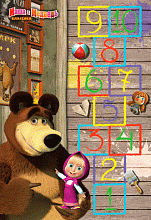 Детский ковер Маша и Медведь D3MM002