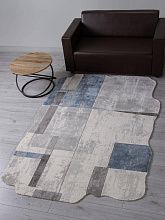 Овальный ковер SAFIR 00838T GREY / BLUE