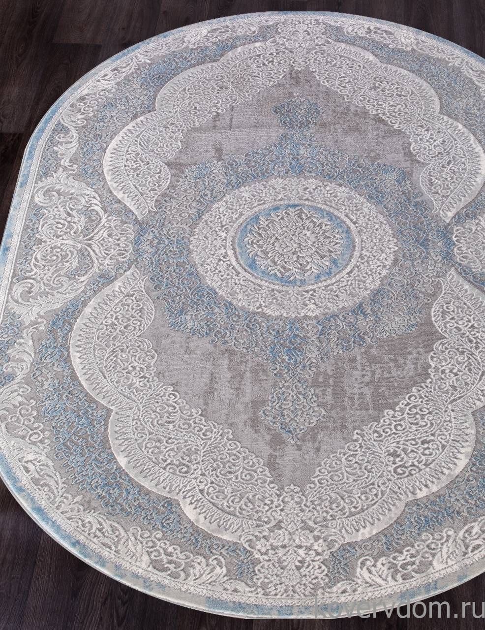 Ковер ARMINA 03880A BLUE / BLUE Овал Ковер ARMINA 03880A BLUE / BLUE Овал