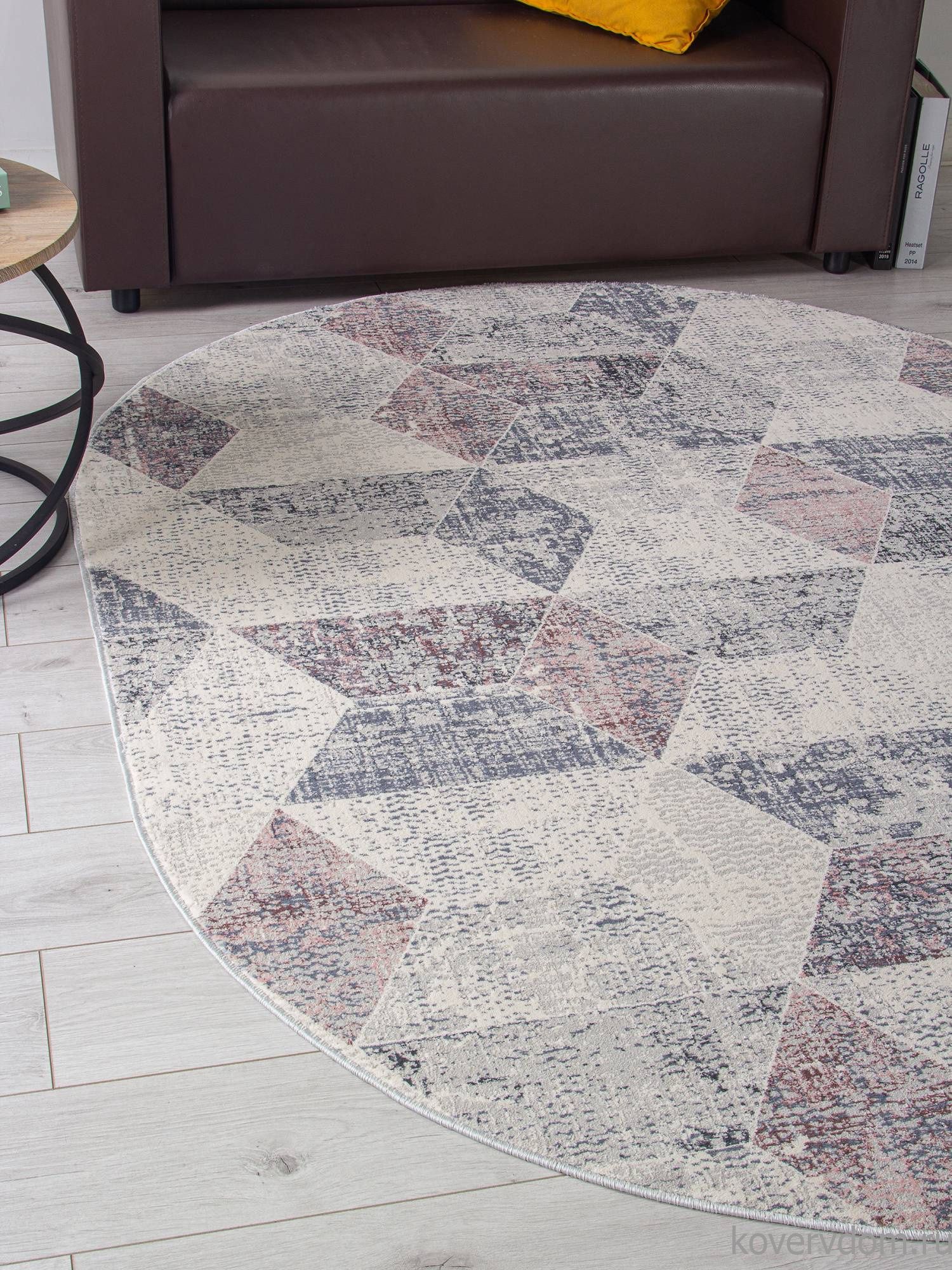 Ковер ZUMMA F257 PINK Овал