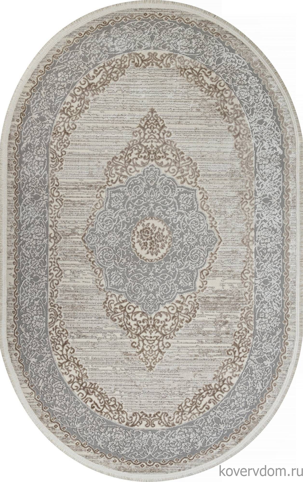 Ковер MARMARIS 26913A GRY / D.BEIGE Овал Ковер MARMARIS 26913A GRY / D.BEIGE Овал