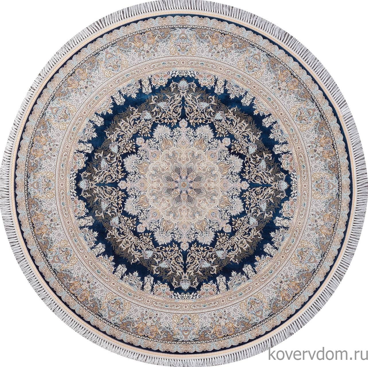 Ковер FARSI 1500 267 DARK BLUE Круг Ковер FARSI 1500 267 DARK BLUE Круг