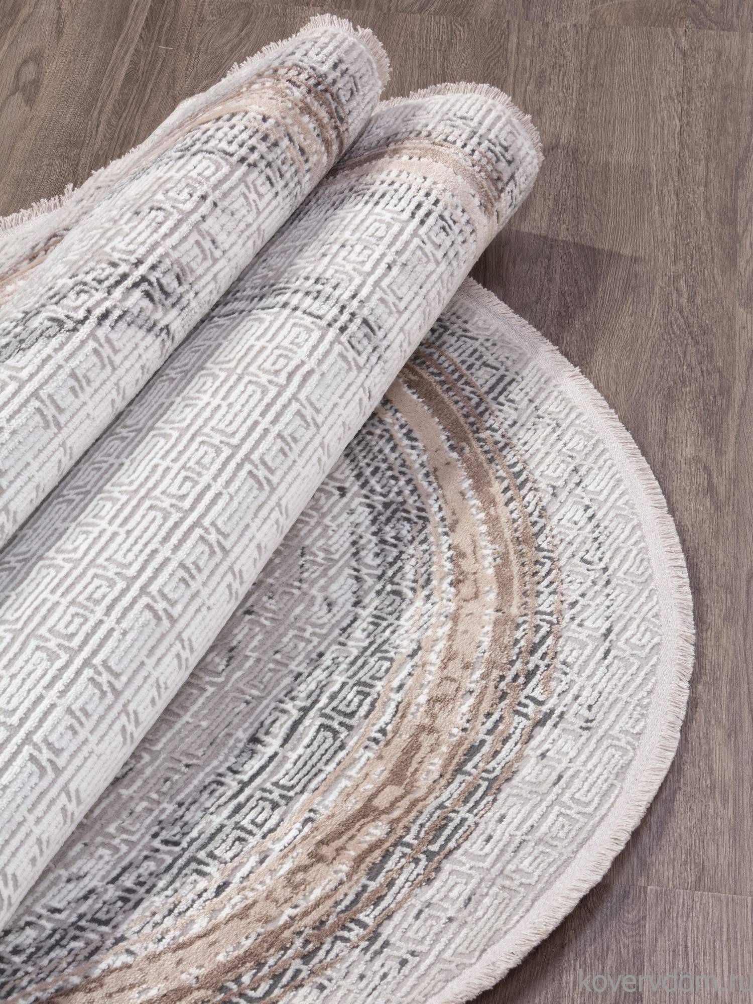 Ковер MODA 1382 ACIK GRI Овал