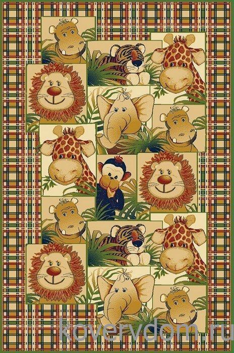 Детский ковер ДЖУНГЛИ ЗОВУТ 40253-01 Детский ковер ДЖУНГЛИ ЗОВУТ 40253-01