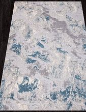 Ковер из Турции синий Valentino M018A D.GREY SHRINK / L.BLUE HEATSET