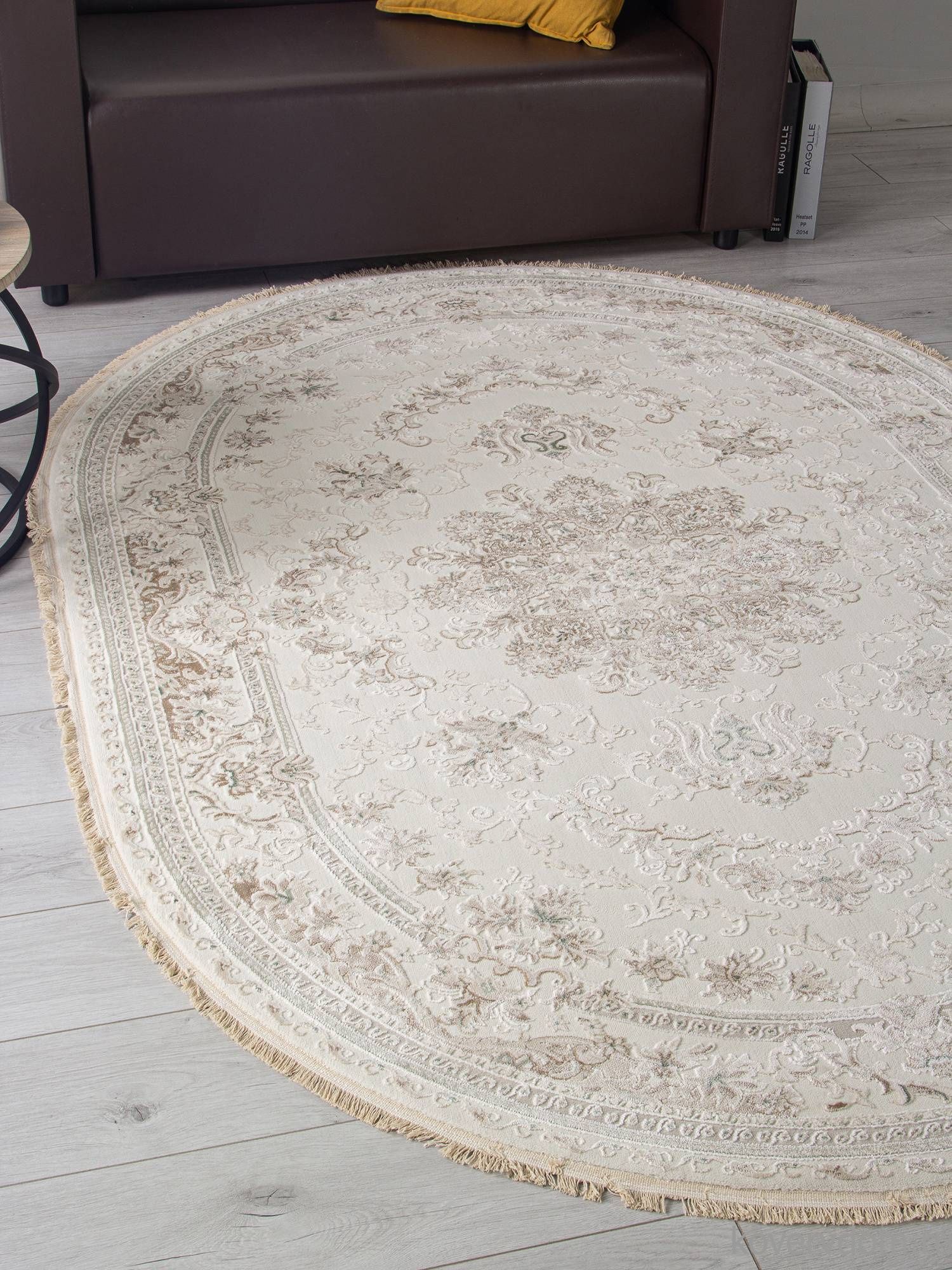 Ковер Jasmine 35760Z CREAM / CREAM Овал Ковер Jasmine 35760Z CREAM / CREAM Овал