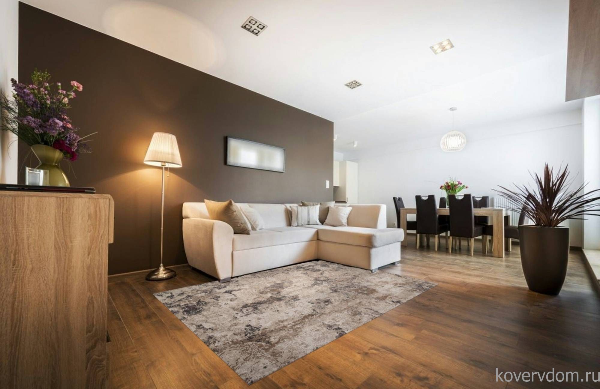 Ковер SIESTA M033A CREAM / WHITE