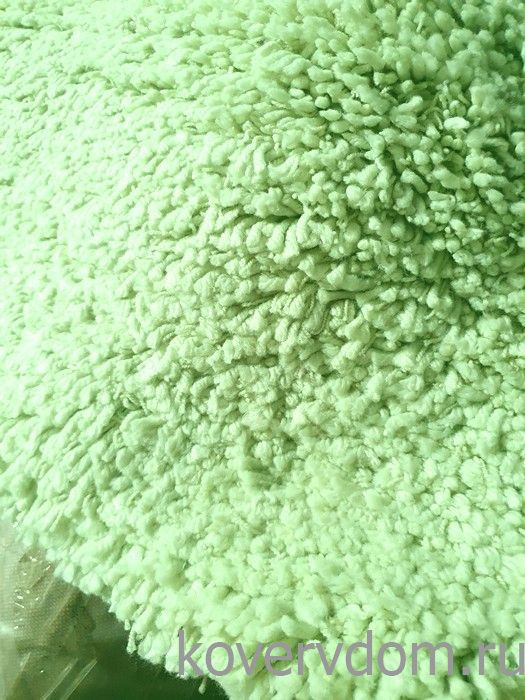 Ковер Шегги акрил В 23 салат. Ковер Шегги акрил В 23 салат.