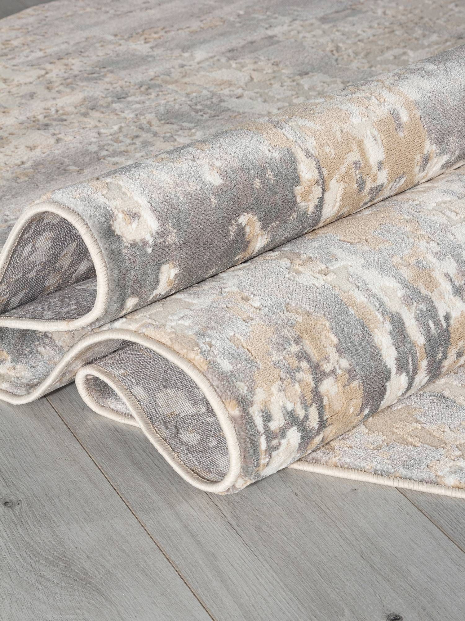 Ковер SIESTA M027A LIGHT BEIGE / TAUPE Овал