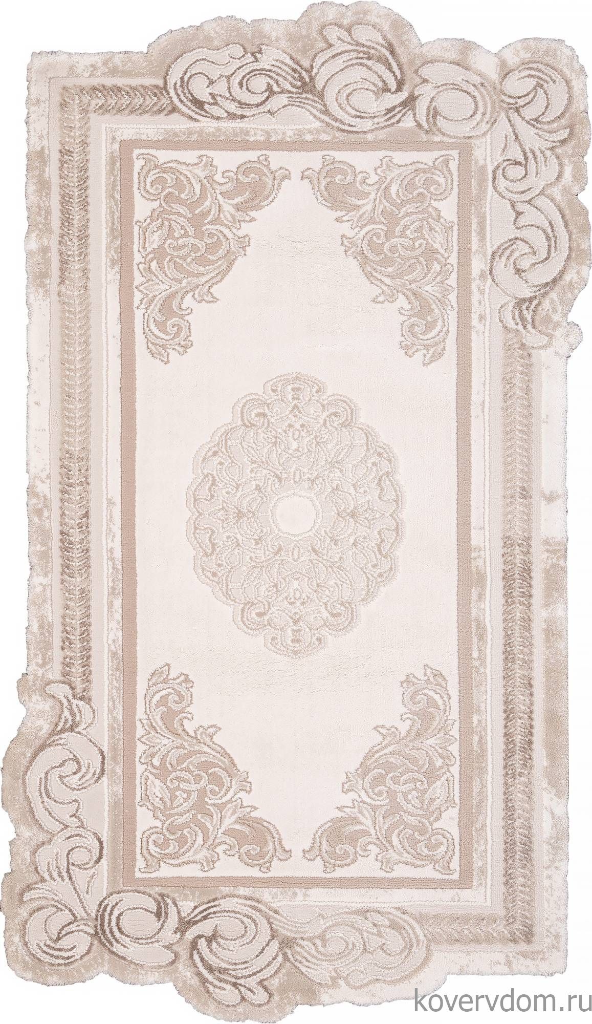 Ковер SAFIR 00881A BEYAZ / BEYAZ Ковер SAFIR 00881A BEYAZ / BEYAZ