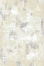 Абстрактный ковер бежевый Olivia 4765A Grey-Grey