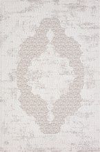 Пушистый овальный ковер NENSI GL025A BROWN / BROWN