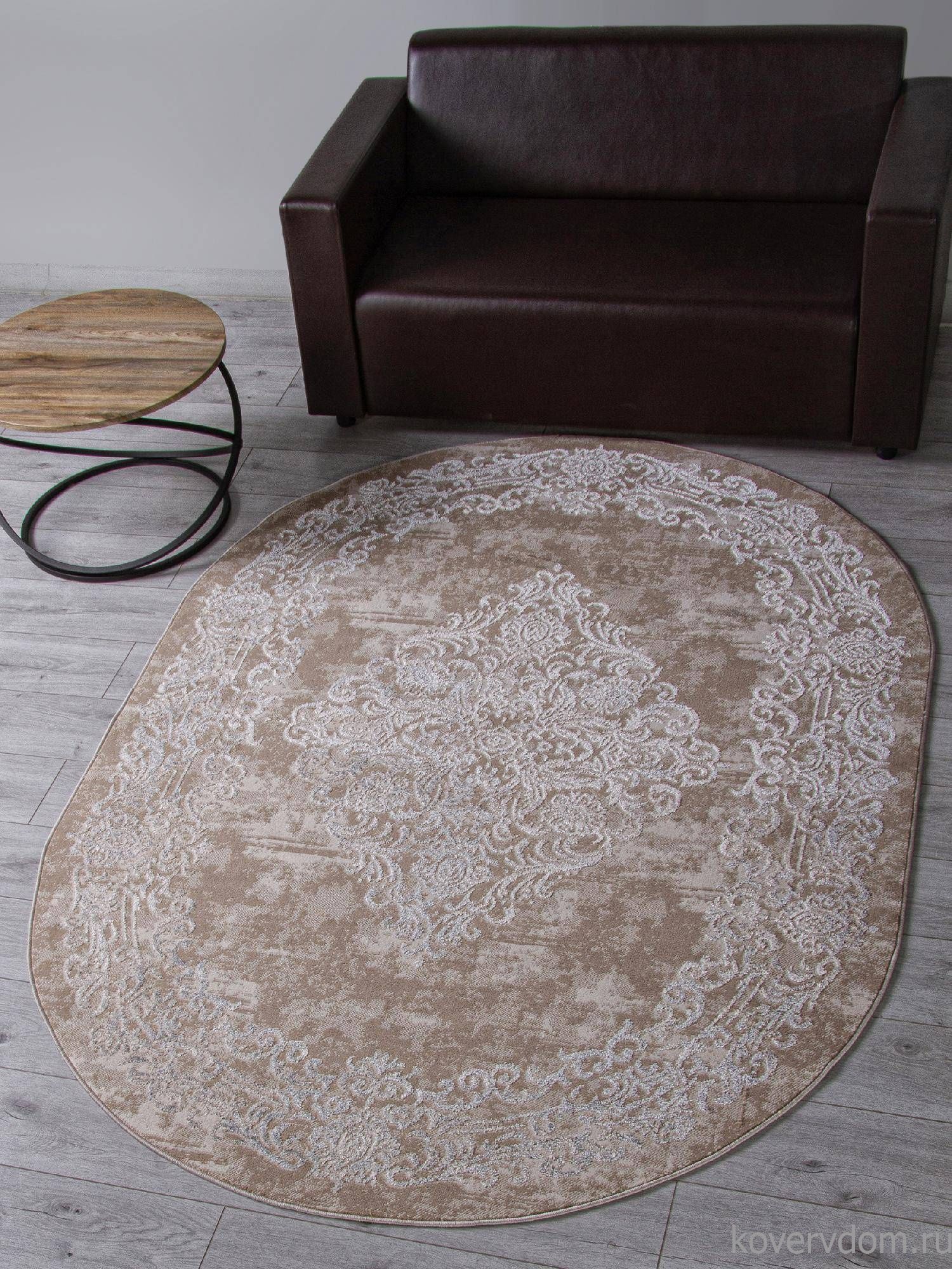 Ковер LIMAN F481 BEIGE Овал