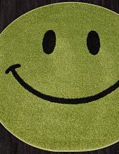 Круглый ковер в детскую SMILE 2 NC19 GREEN Круг