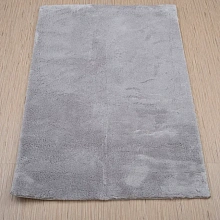 Однотонный ковер серый из искусственного меха Chic 1000A SILVER_5001