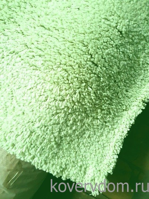 Ковер Шегги акрил В 23 салат. Ковер Шегги акрил В 23 салат.