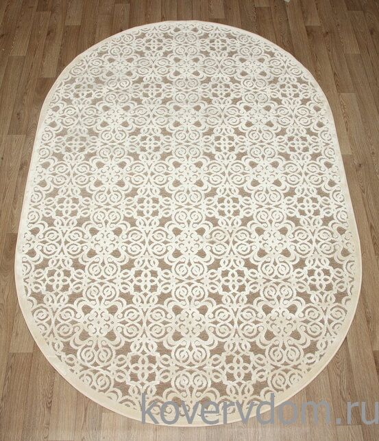 Рельефный ковер из вискозы GENOVA 38036 6565 90 ОВАЛ