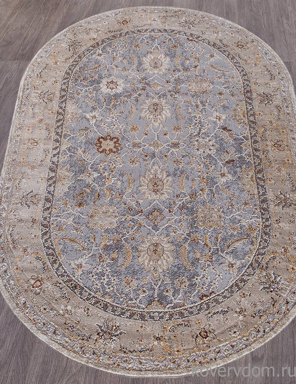 Ковер OPERA 6033C BEIGE / GREY Овал