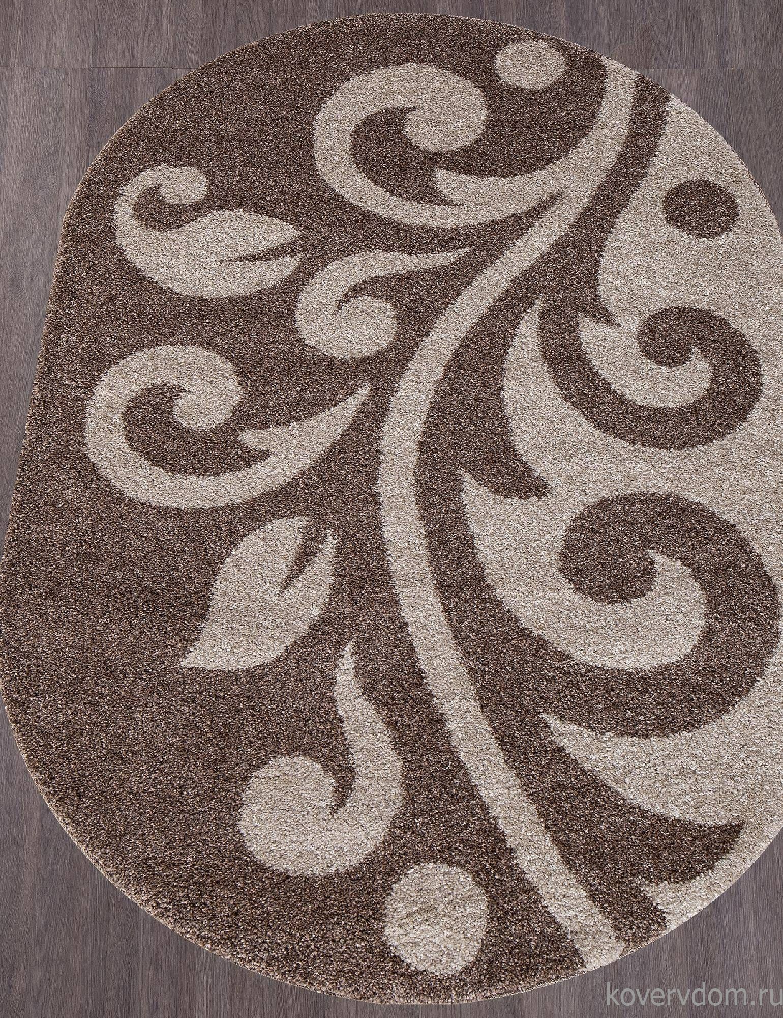 Ковер PLATINUM t621 DARK BEIGE Овал Ковер PLATINUM t621 DARK BEIGE Овал
