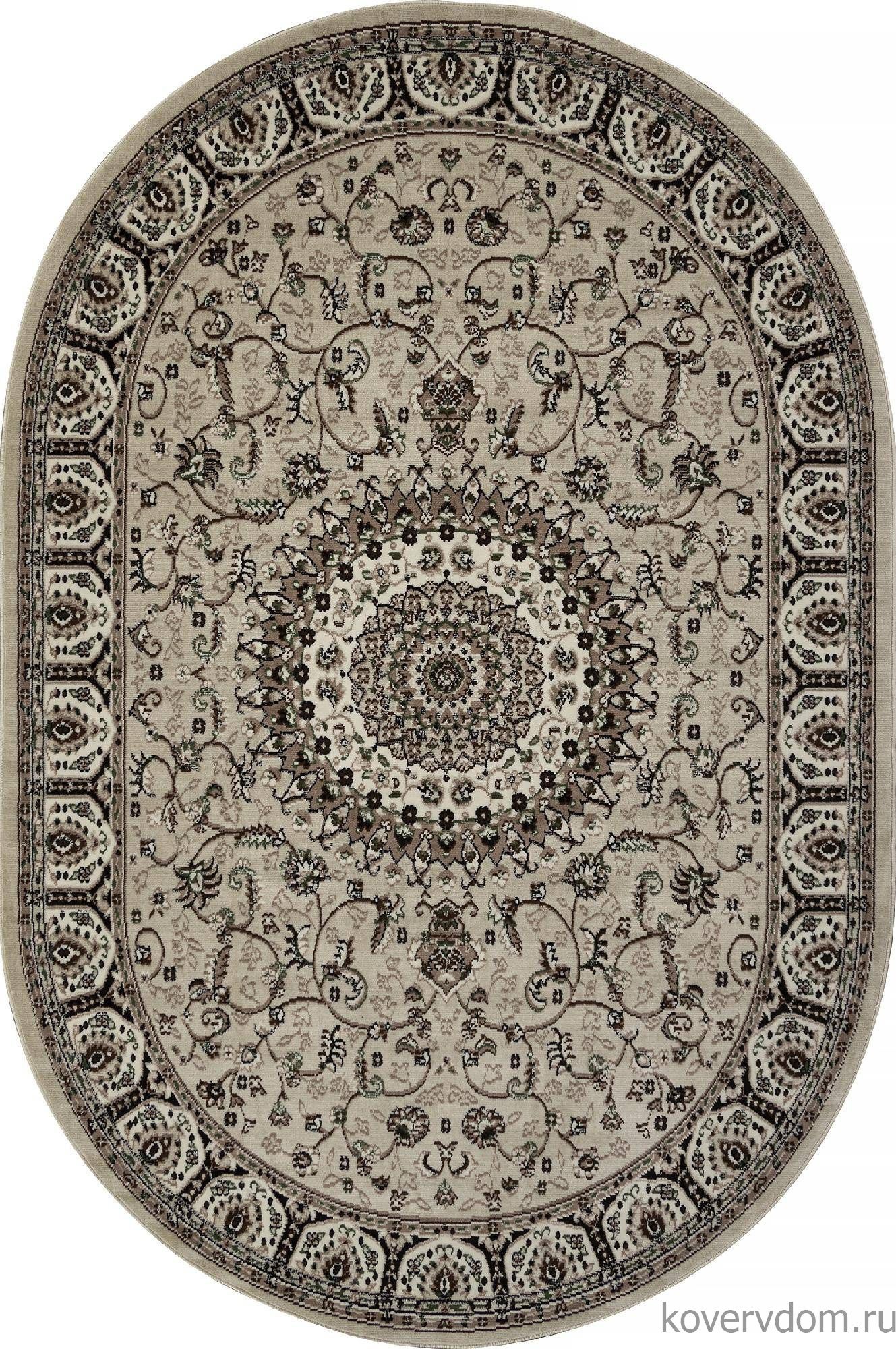 Ковер GAVANA-A D409 BEIGE Овал